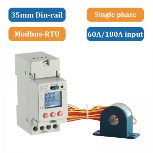 ADL100-ET Din-rail single phase energy meter with external CT