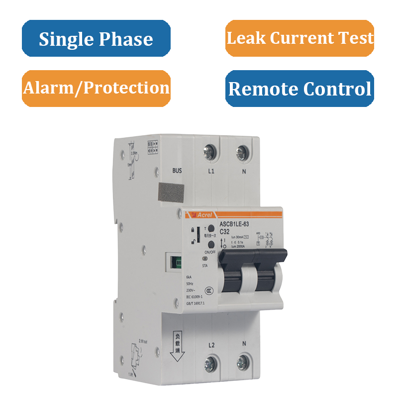 Smart Circuit Breaker (Single Phase & Leakage Protection)