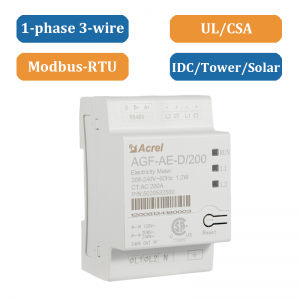 AGF-AE-D/200 Single Phase 3 Wires Bidireactional Energy meter