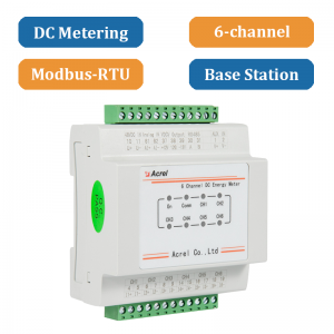 AMC16-DETT Din-rel Meter Tenaga DC Berbilang saluran