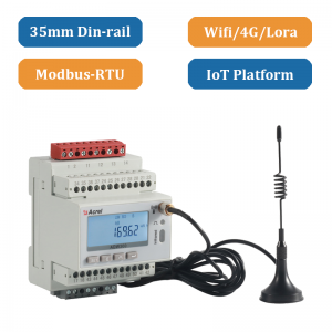 Meter Tenaga Pintar Tanpa Wayar ADW300 IoT 3 fasa