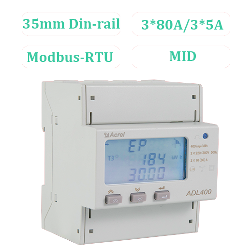 ADL400ADL400Meter Tenaga AC 3 Fasa Din-rel