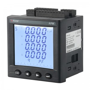 APM801 Pannel Type 3 Phase Multi-function Energy meter