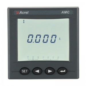 Amperímetro y voltímetro de CC tipo panel AMC72L-DI